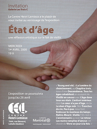 Invitation 'État d'âge'